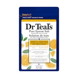 Dr. Teal’s Solution de bain au sel d'epsom pur, Baume au Citron avec des Prébiotiques 1 ea, 11,19 $/1ch