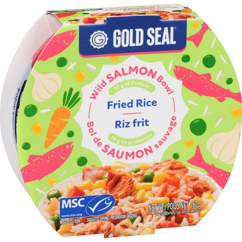 Wild Salmon Bowl Fried Rice