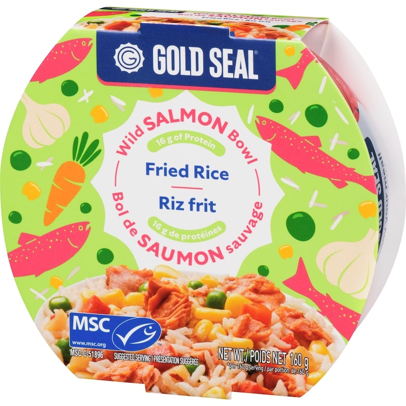 Wild Salmon Bowl Fried Rice