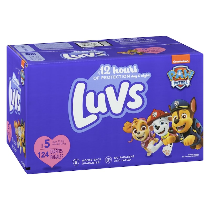 Platinum Protection Baby Diapers, Size 5 (27+ lbs), 124 Count