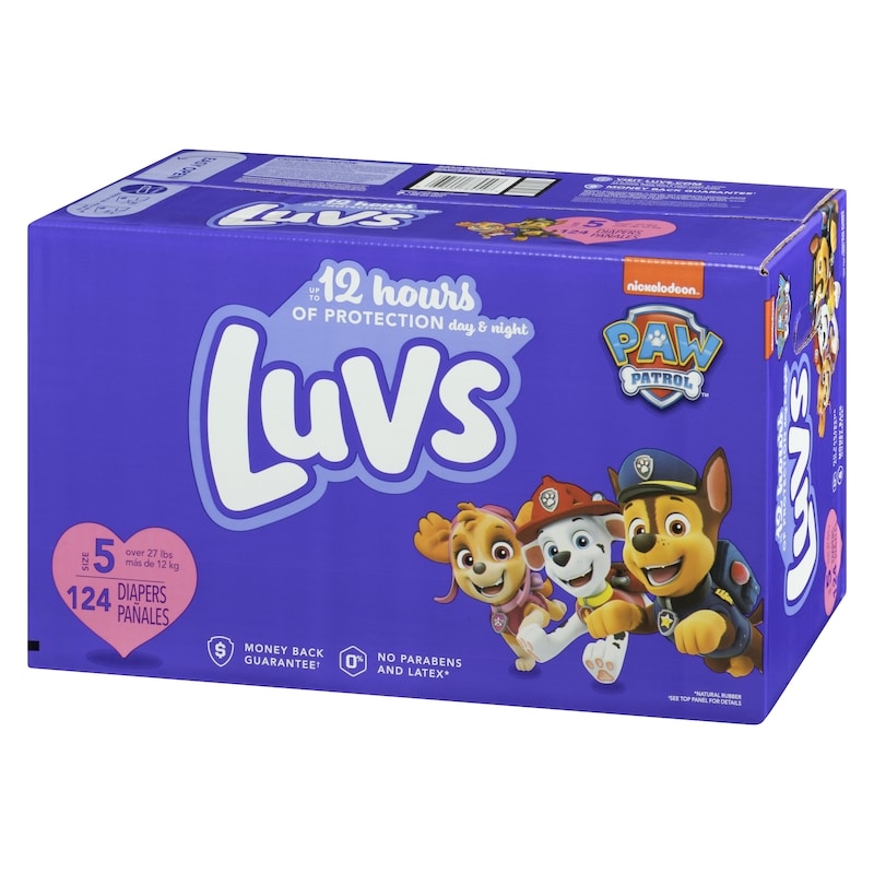 Platinum Protection Baby Diapers, Size 5 (27+ lbs), 124 Count