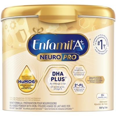 Enfamil Formule pour bébé A+ NeuroPro, en poudre 587 g, 9,37 $/100g 4,25 $/1lb