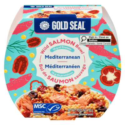 GoldSeal Bol de saumon sauvage méditerranéen 160 g, 3,44 $/100g