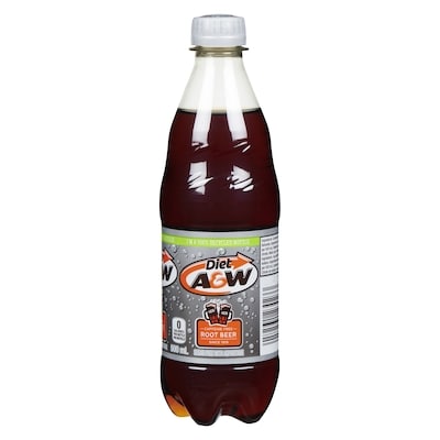 A&W Diet Root Beer Caffeine Free 500 ml, $0.66/100ml