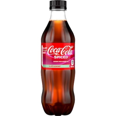 Coca-Cola Spiced 500 ml, $0.36/100ml