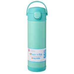 le Choix du Président Bouteille d’eau en acier inoxydable avec couvercle à bouton-poussoir avec bec – sarcelle 1 ea, 10,00 $/1ch