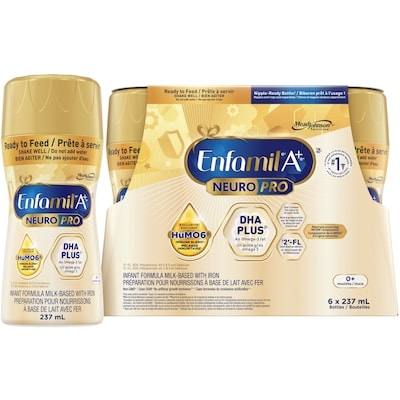 Enfamil Formule pour bébé A+ NeuroPro, prête à nourrir 237 ml, 13,92 $/100ml