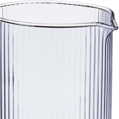 Carafe nervurée bleue de 70 oz