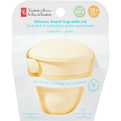 President's Choice Silicone Snack Cup with Lid 1 ea, $5.39/1ea