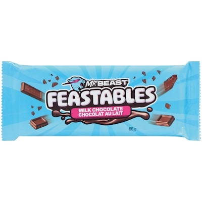 Feastables MrBeast Milk Chocolate 60 g, $5.82/100g