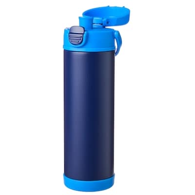 The Push'n Sip Bottle - Blue - 500 mL/17 oz