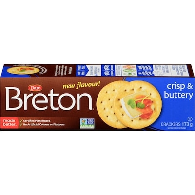 Dare Crackers Crisp & Buttery 173 g, $1.45/100g