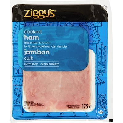 Ziggy's Cooked Ham Slices 175 g, $2.00/100g