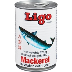 Ligo Mackerel In Water With Salt 425 g, $1.88/100g