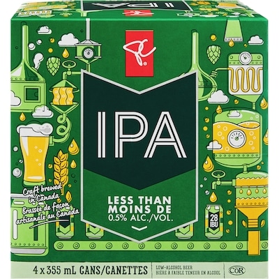 IPA Low-Alcohol Beer (Less Than 0.5% Alc./Vol.)