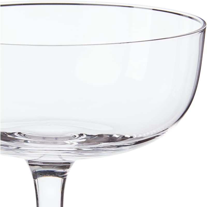 Clear Coupe Glass