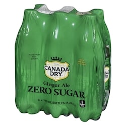 Canada Dry Zero Sugar Ginger Ale - 6x710.0 ml | Maxi