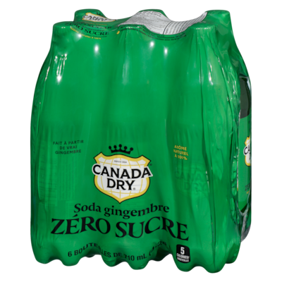 Soda au gingembre zéro sucre