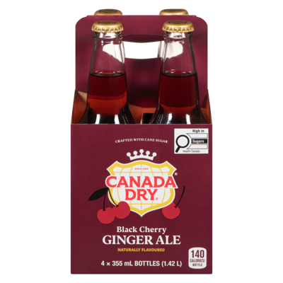 Canada Dry Black Cherry Ginger Ale 4x355.0 ml, $0.63/100ml