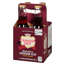 Canada Dry Black Cherry Ginger Ale - 4x355.0 ml | Zehrs