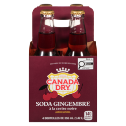 Canada Dry Soda gingembre à la cerise noire 4x355.0 ml, 0,63 $/100ml