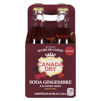 Canada Dry Soda gingembre à la cerise noire 4x355.0 ml, 0,63 $/100ml