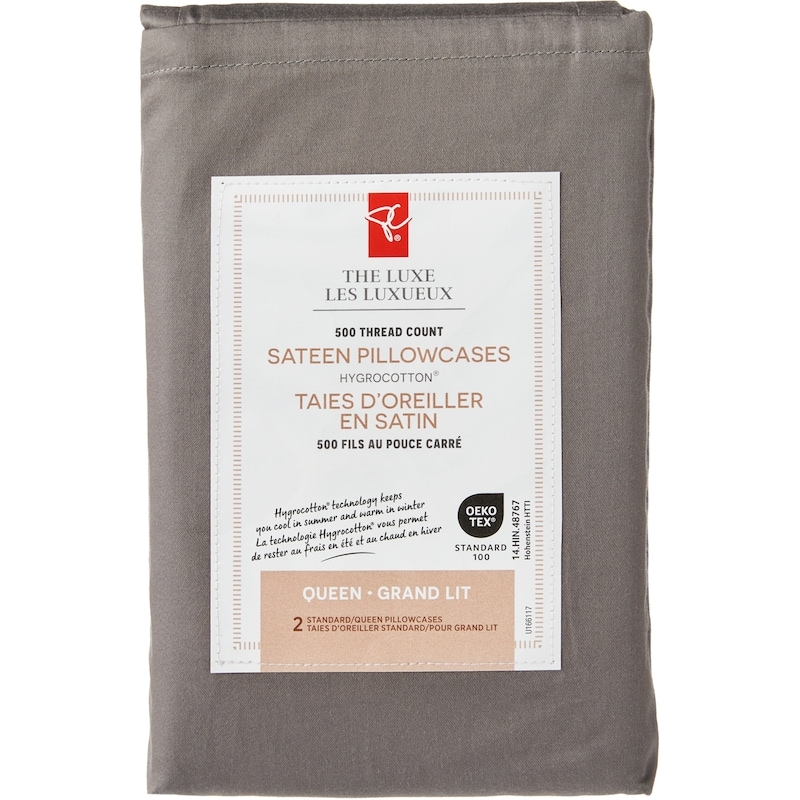 Queen Sateen Hygrocotton® Pillowcases 2 Piece Set