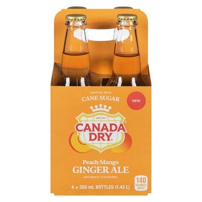 Canada Dry Peach Mango Ginger Ale 4x355.0 ml, $0.56/100ml