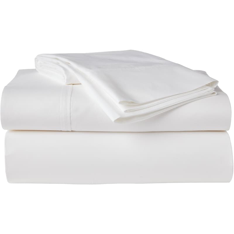 King Percale Cotton Sheet 4 Piece Set