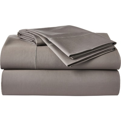 Ensemble de draps 4 pièces en satin HygrocottonMD pour grand lit