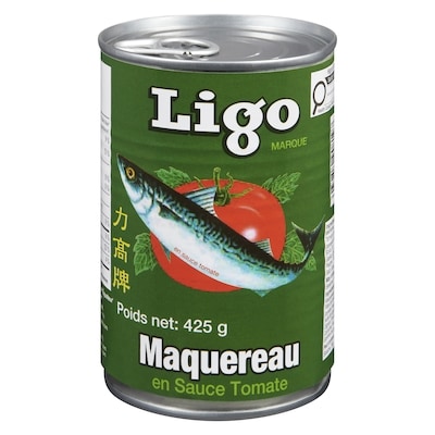 Ligo Maquereau en sauce tomate 425 g, 1,88 $/100g