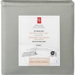 le Choix du Président Ensemble de draps 4 pièces en satin HygrocottonMD pour grand lit – genévrier 1 ea, 60,00 $/1ch