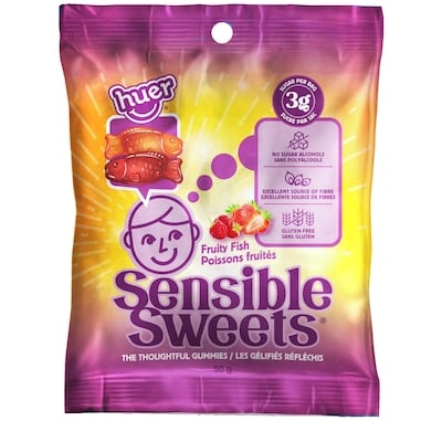 Huer Sensible Sweets Faible teneur en sucre - Poissons 50 g, 9,98 $/100g