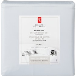 le Choix du Président Ensemble de draps 4 pièces en satin HygrocottonMD pour très grand lit 1 ea, 67,00 $/1ch