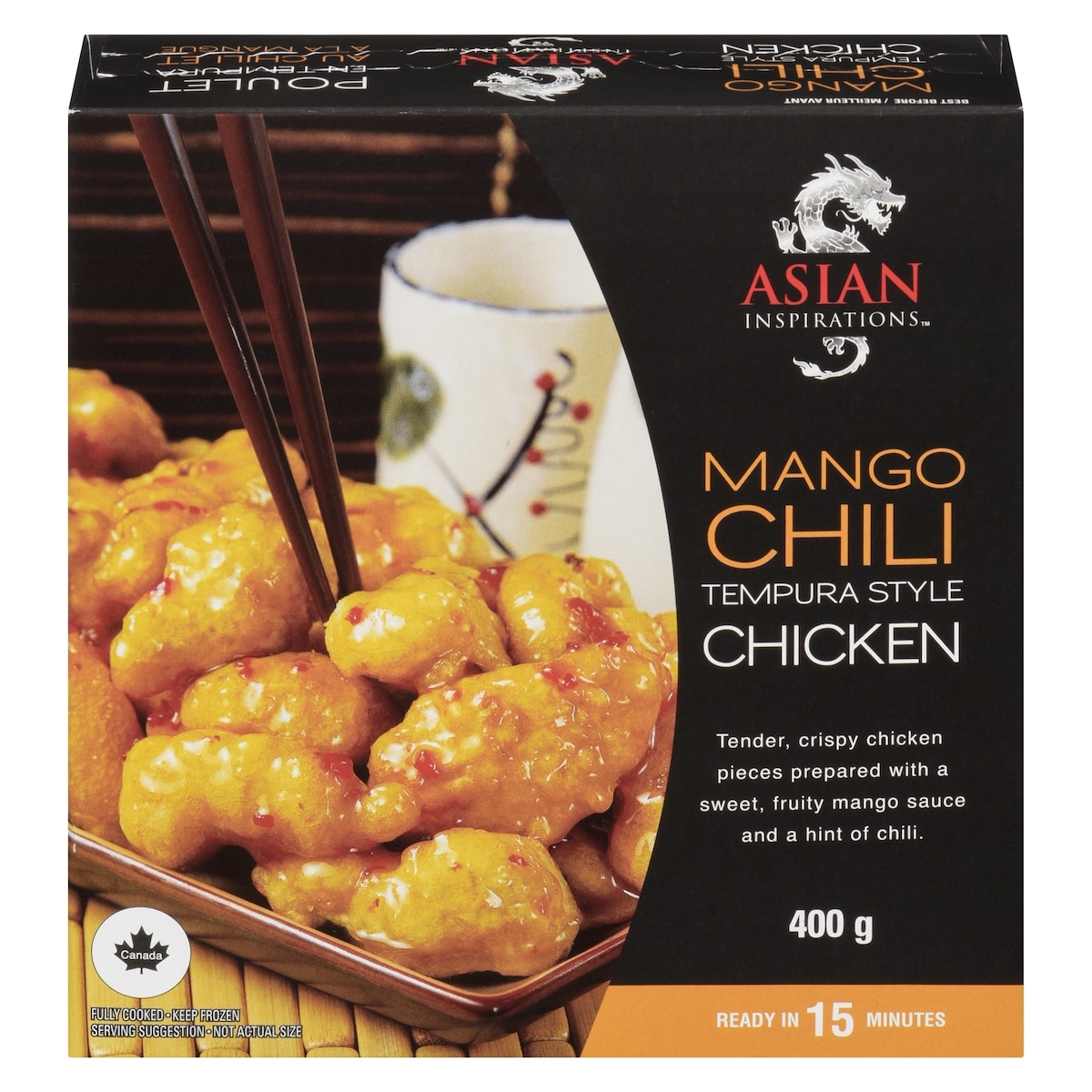 Asian Inspirations Tempura Style Chicken Mango Chili