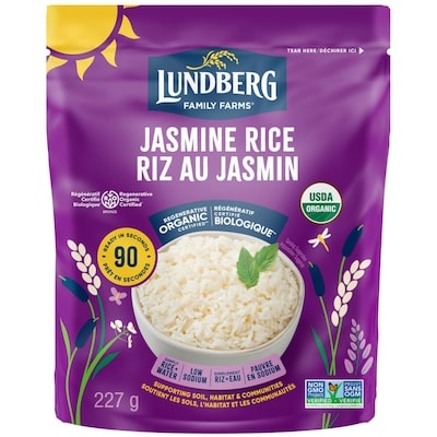Lundberg 90-Second Regenerative Organic Certified® White Jasmine Rice 226.8 g, $3.01/100g