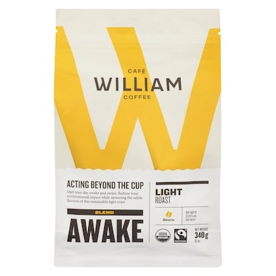 Cafe William Spartivento Beans Blend Awake Light Roast 340 g, $4.41/100g