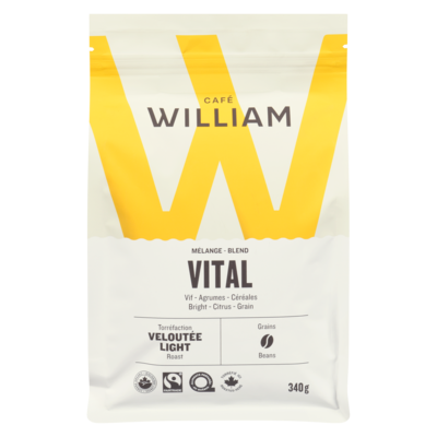 Cafe William Spartivento Beans Blend Awake Light Roast 340 g, $5.59/100g