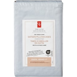 le Choix du Président Ensemble de taies d’oreiller 2 pièces en satin HygrocottonMD pour grand lit 1 ea, 15,00 $/1ch