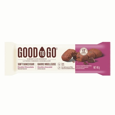Good to Go Soft Baked Bar Double Chocolate (Case) 9x40.0 g, $6.11/100g