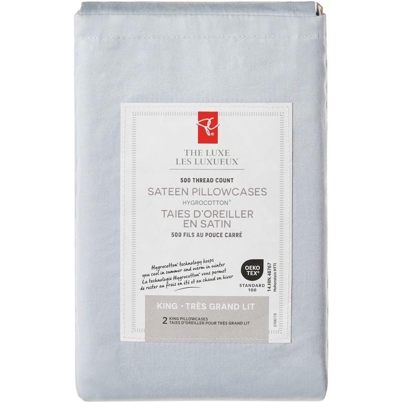 King Sateen Hygrocotton® Pillowcases 2 Piece Set