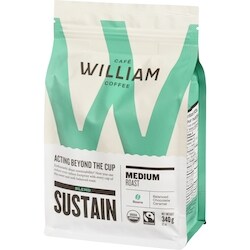 Cafe William Spartivento Coffee Beans Blend Sustain, Medium Roast