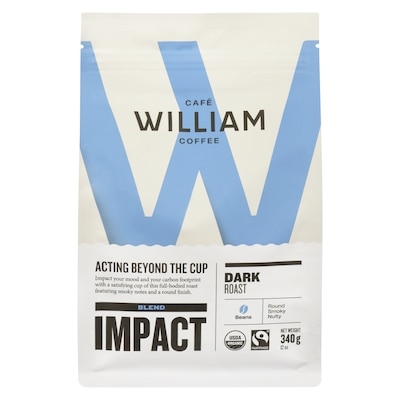 Cafe William Spartivento Beans Blend Impact Dark Roast 340 g, $4.41/100g