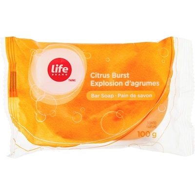 Life Brand Citrus Burst Bar Soap 100 g, $1.29/100g
