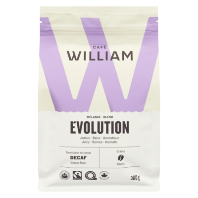 Café William Spartivento Grains mélange évolution mi-corsé décaféiné 300 g, 6,33 $/100g