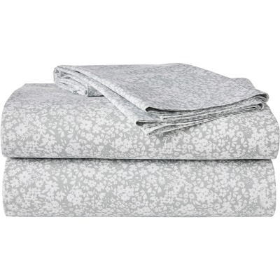 Ensemble de draps 4&nbsp;pièces en coton pour lit double