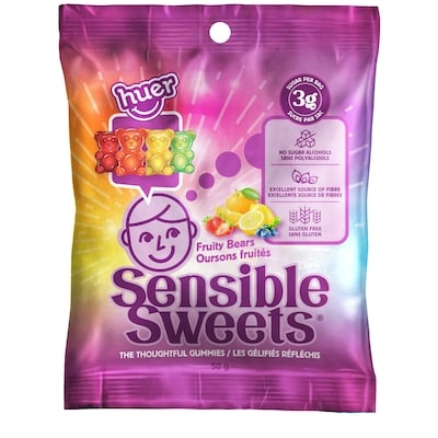 Huer Sensible Sweets Faible teneur en sucre - Oursons  50 g, 9,98 $/100g