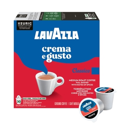 Lavazza Crema e Gusto, Medium Roast, K-Cup Coffee Pods, 30 Count 345 g, $9.56/100g