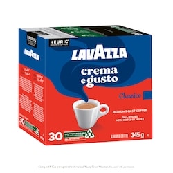 Lavazza Crema e Gusto, Medium Roast, K-Cup Coffee Pods, 30 Count
