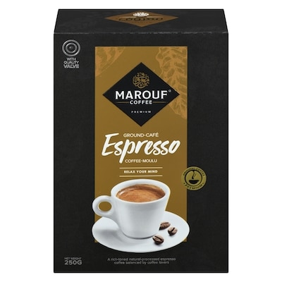 Marouf Ground-Café Espresso 250 g, $1.90/100g